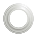 Reblig - Marco retro sencillo blanco cerámico