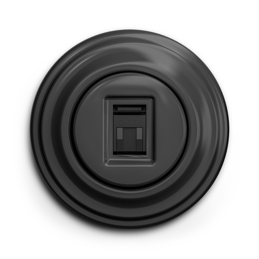 Reblig - Marco retro sencillo en negro