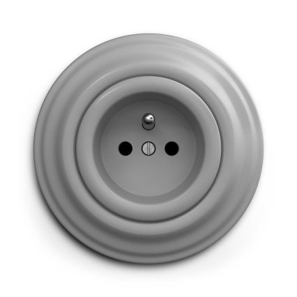Reblig - Marco retro sencillo gris