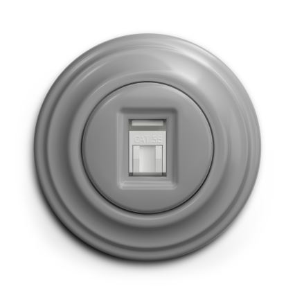 Reblig - Marco retro sencillo gris