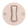 Reblig - Retro interruptor unipolar sin marco n.º 1 rosa empolvado