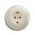 Reblig - Toma de corriente empotrada de estilo retro con marco SCHUKO 230V/16A, beige