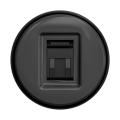 Reblig - Toma de datos retro sin marco antracita