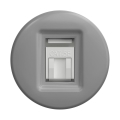 Reblig - Toma de datos retro sin marco, gris