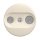 Reblig - Toma retro para antena TV+R (final) sin marco, beige