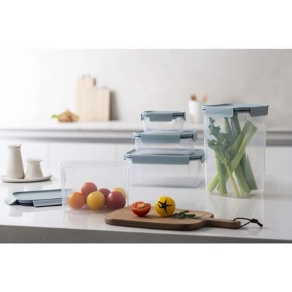 Recipiente para alimentos CLASSIC PLUS 1,25 l azul/transparente