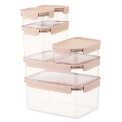 Recipiente para alimentos CLASSIC PLUS 385 ml rosa/transparente