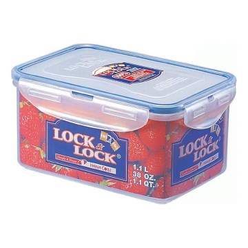 Recipiente para alimentos LOCK 1,1 l azul/transparente