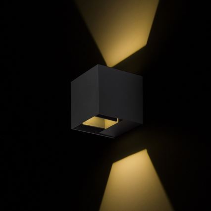 RED-Design Rendl - R12557- Aplique LED de exterior CARRE 2xLED/3W/230V IP54