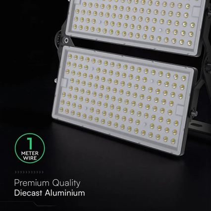 Reflector LED/500W/230V 4000K IP65 gris
