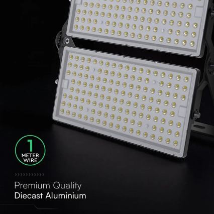 Reflector LED/500W/230V 6500K IP65 gris