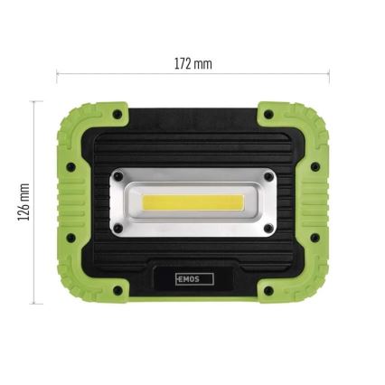Foco recargable LED COB LED/3,7V 3000 mAh IP44