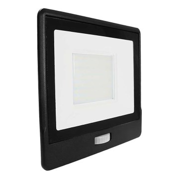 Reflector LED con sensor LED/50W/230V 4000K IP65 negro