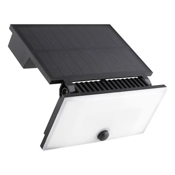 Reflector LED con sensor y panel solar FUJI LED/8W/3,7V 2000 mAh IP44