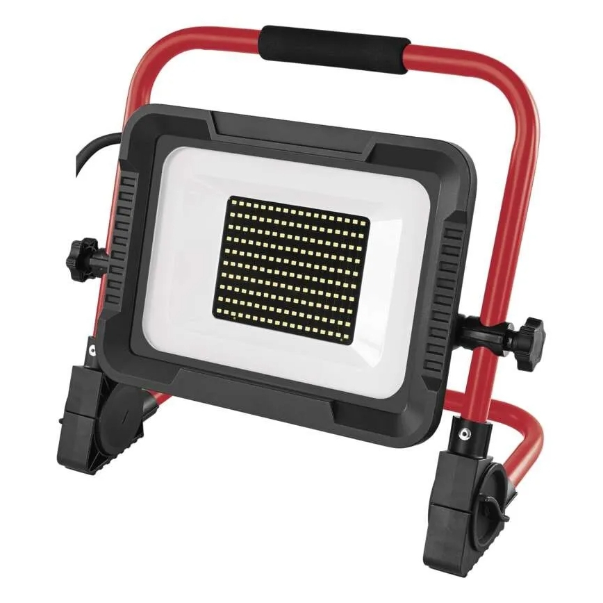 Reflector LED con soporte ELION LED/100W/230V 4000K IP65 rojo/negro