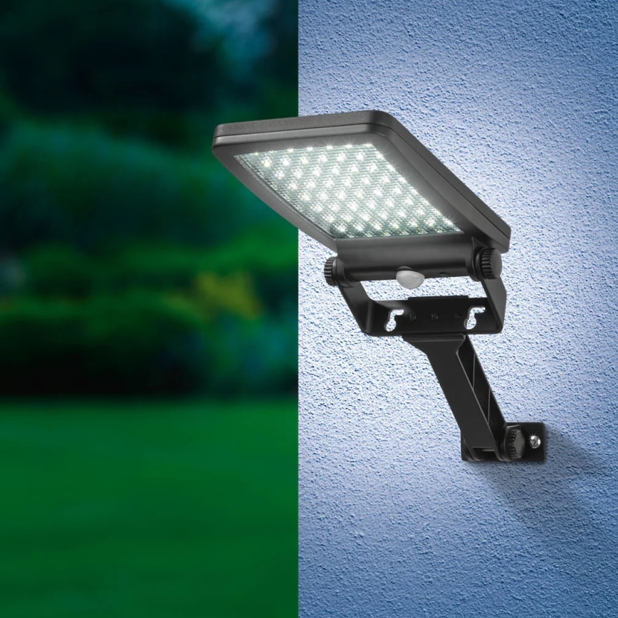 Reflector solar LED con sensor ADIK LED/1,2W/3,7V 1200 mAh 6500K IP44