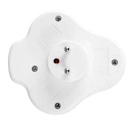 Regleta con interruptor, 2 enchufes + USB-C + USB-A