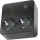 Regleta con interruptor LINEA 2x230V + 3xUSB A/C SCHUKO negra