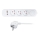 Regleta de 3 tomas con interruptor y puertos de carga USB A y C, 3 m