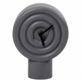 Reloj de mesa de cerámica 16 cm 1xAA gris