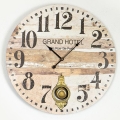 Reloj de pared 1xAA diá. 58,2 cm beige
