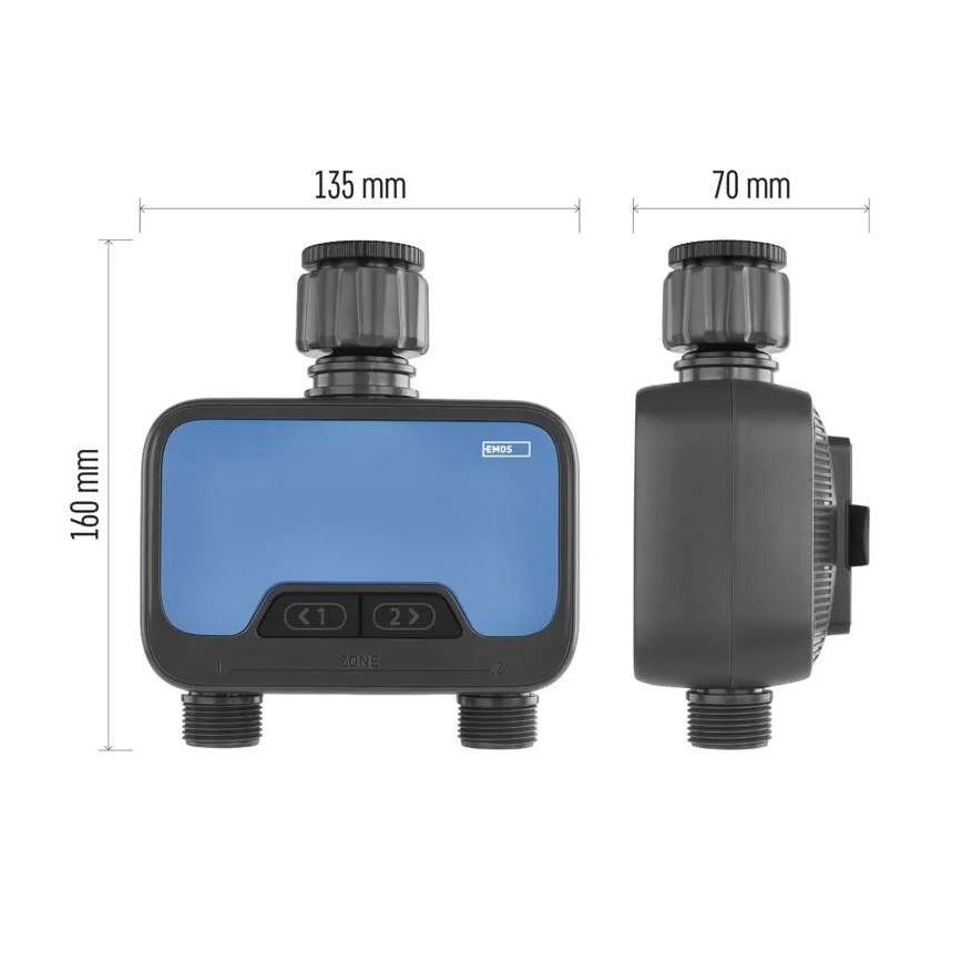 Reloj de riego GoSmart con 2 salidas