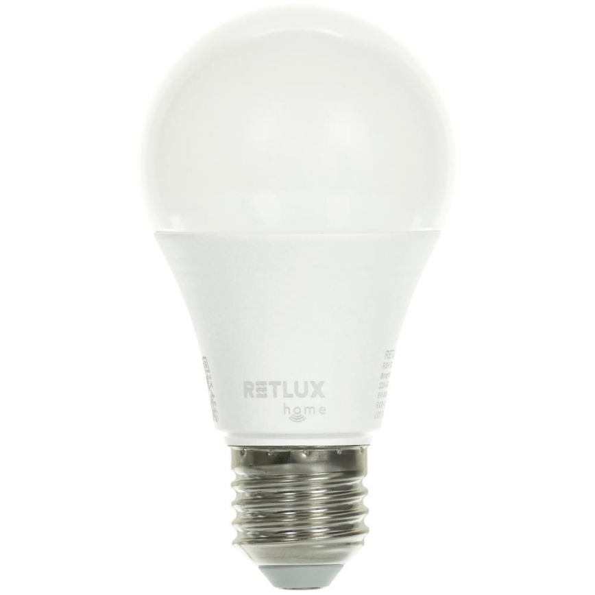 Bombilla LED RGBW regulable A60 E27/9W/230V 2700-6500K Wi-Fi Tuya