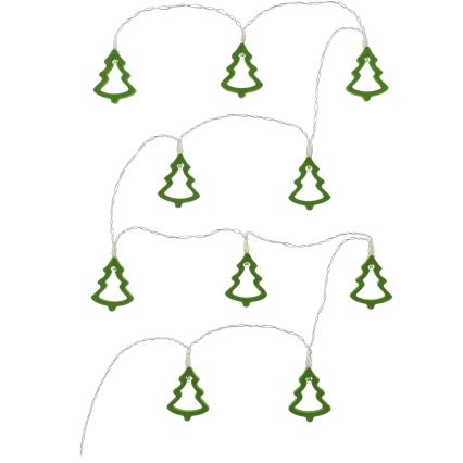 LED Cadena decorativa 10xLED/2xAA 1,6m blanco cálido
