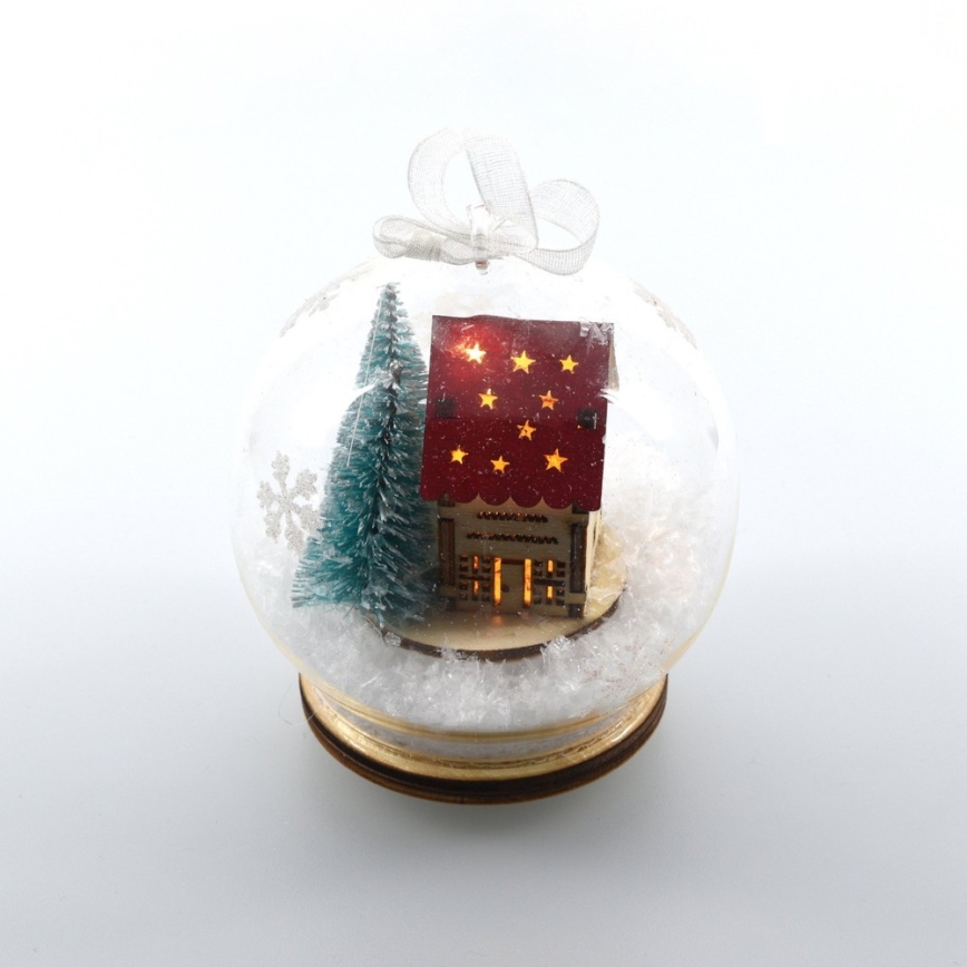Decoración navideña LED/3xLR44 blanco cálido