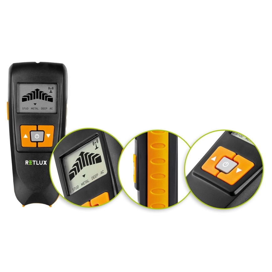 Detector digital de fugas subterráneas 4en1 9V 1x6LR61