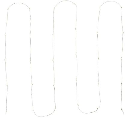 Cadena de luces navideña LED 30xLED/3xAA 3,3m blanco frío