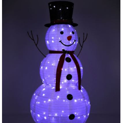 Decoración navideña LED LED/3,6W/230V 180 cm IP44 muñeco de nieve