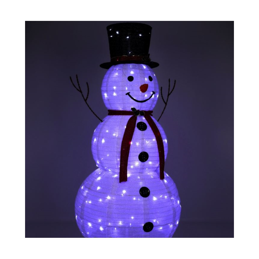 Decoración navideña LED LED/3,6W/230V 180 cm IP44 muñeco de nieve