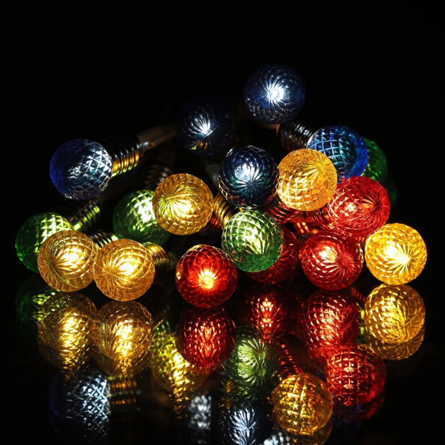 Guirnalda LED de Navidad 20xLED/2xAA/blanco cálido 1,8m bombillas