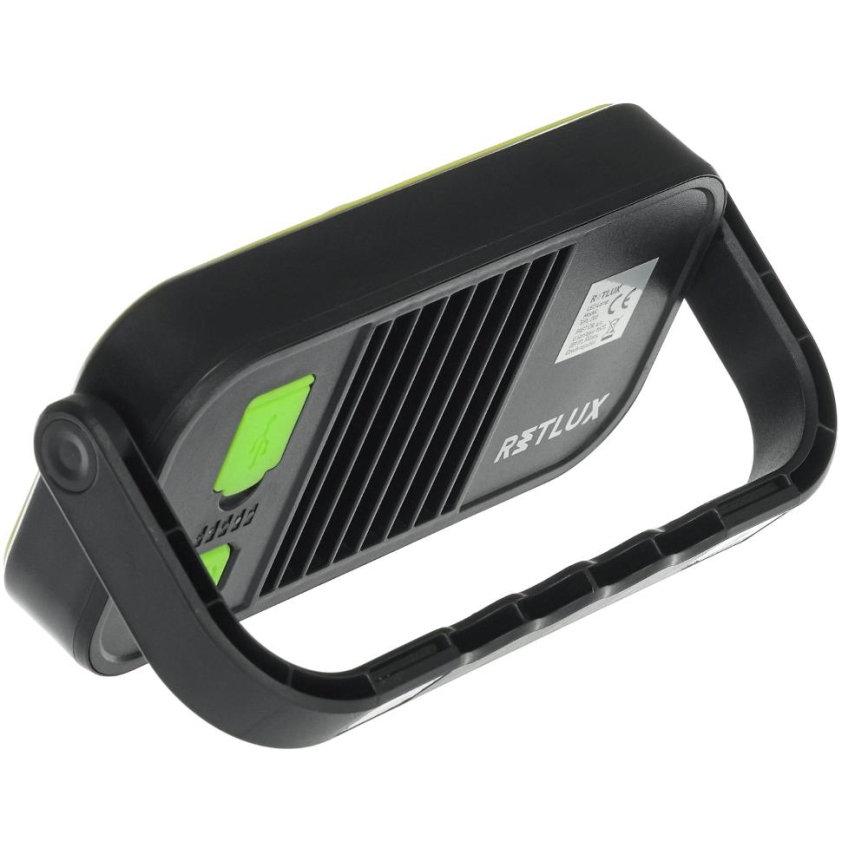 Linterna de trabajo LED con función de power bank LED/4400 mAh IP44 amarillo/negro