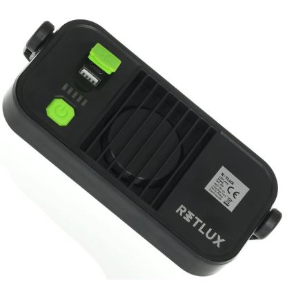 Linterna de trabajo LED con función de power bank LED/4400 mAh IP44 amarillo/negro