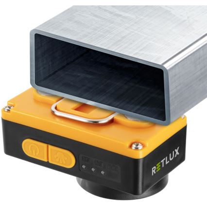 Linterna frontal LED recargable con sensor y función de banco de energía LED/1200 mAh IP44 negra