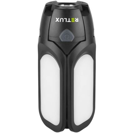 Linterna LED recargable para camping con panel solar 3W/1600 mAh IPX4