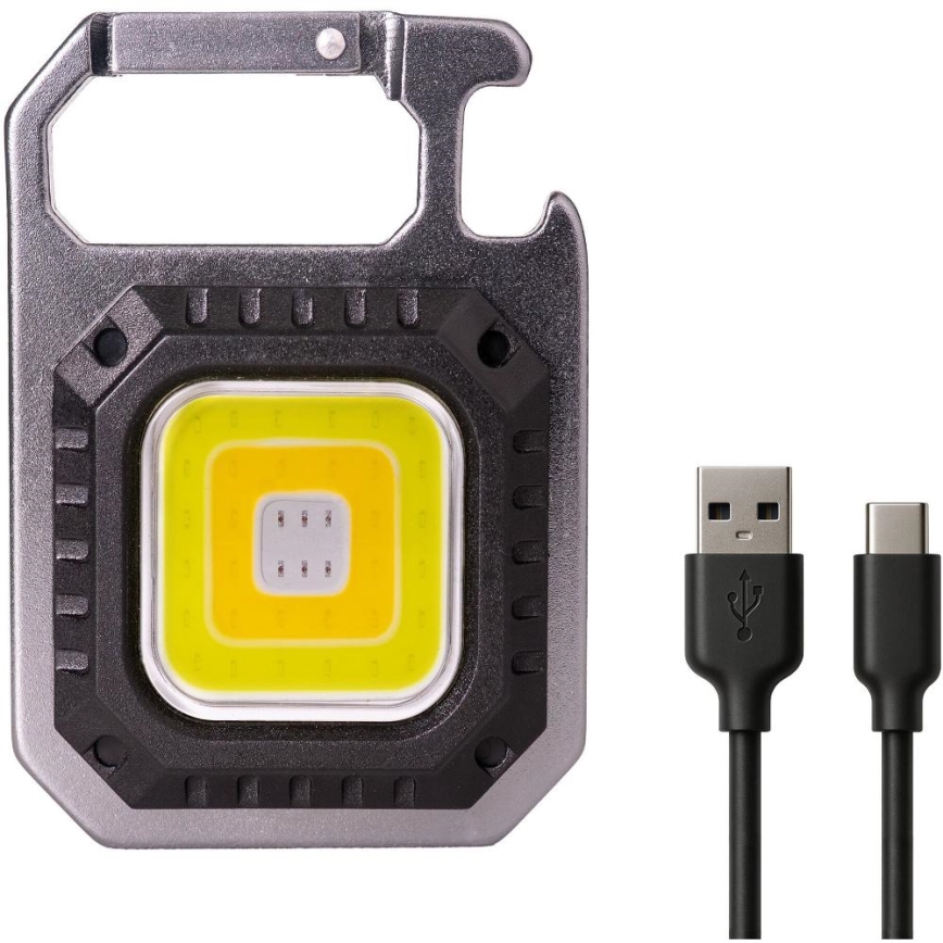 Retlux - Linterna portátil recargable LED/5V 400 mAh IP44