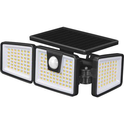 Proyector solar LED con sensor LED/6,5W/3,7V 1200 mAh IP44