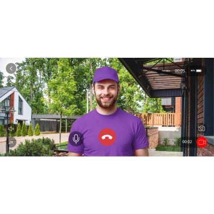 Vídeo timbre con sensor de movimiento 5MPx 1440p 5200 mAh Wi-Fi IP65 antracita