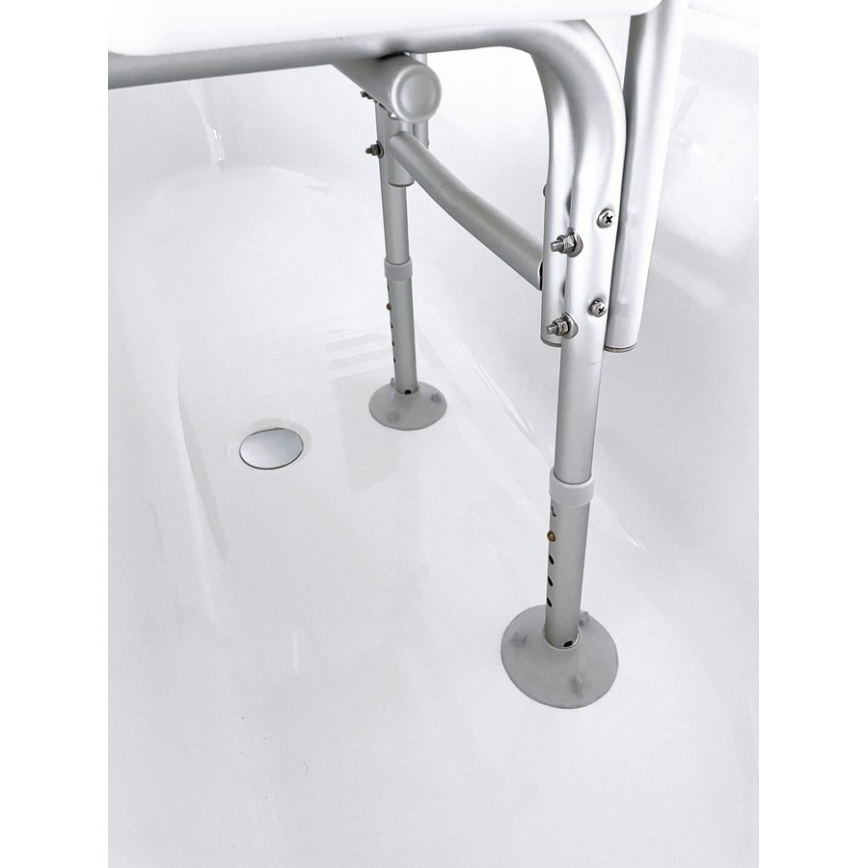 Ridder - Asiento para bañera con asa 70 x 63 cm blanco