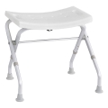 Ridder - Taburete plegable 50x51 cm blanco
