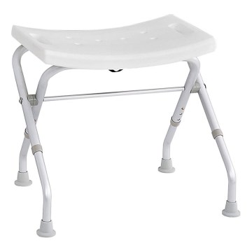 Ridder - Taburete plegable 50x51 cm blanco