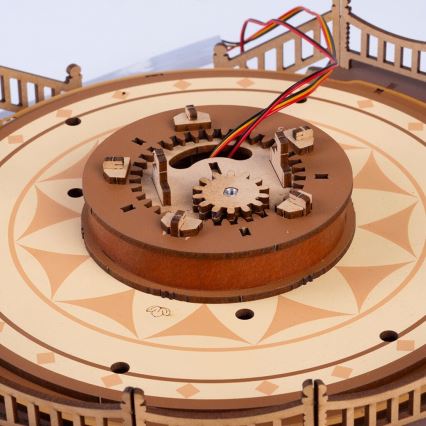 RoboTime - Puzzle 3D para caja de música Carrusel clásico 5V