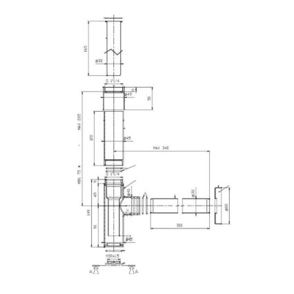 Roca A506403110 - Sifón redondo para lavabo ROCA, acabado en cromo brillante