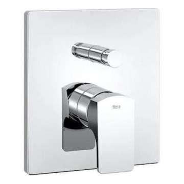 Roca A5A0B01C00 - Mezclador de ducha para instalación empotrada L90, cromo brillante