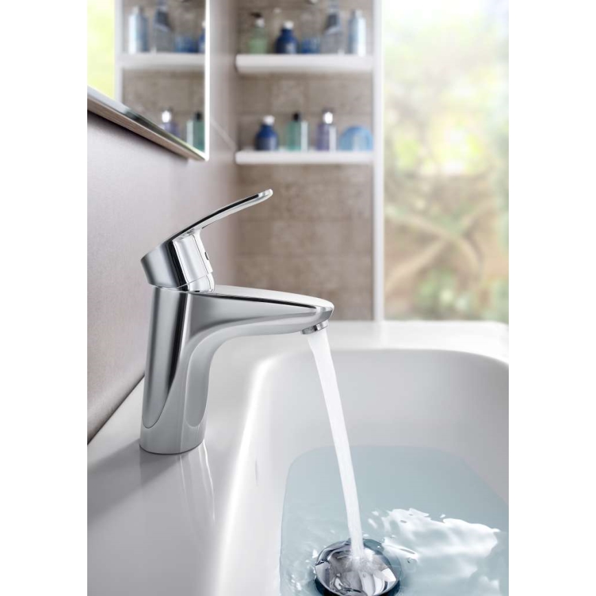 Roca A5A3298C00 - Grifo monomando para lavabo MONODIN 15,3 cm cromo brillante