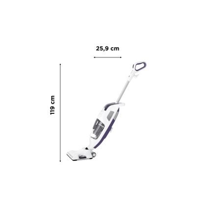 Rowenta - Aspiradora con mopa a vapor 2 en 1 CLEAN&STEAM