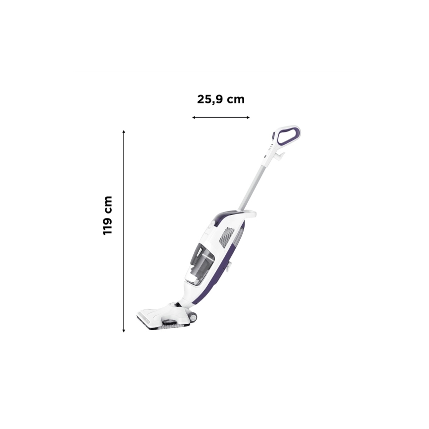 Rowenta - Aspiradora con mopa a vapor 2 en 1 CLEAN&STEAM